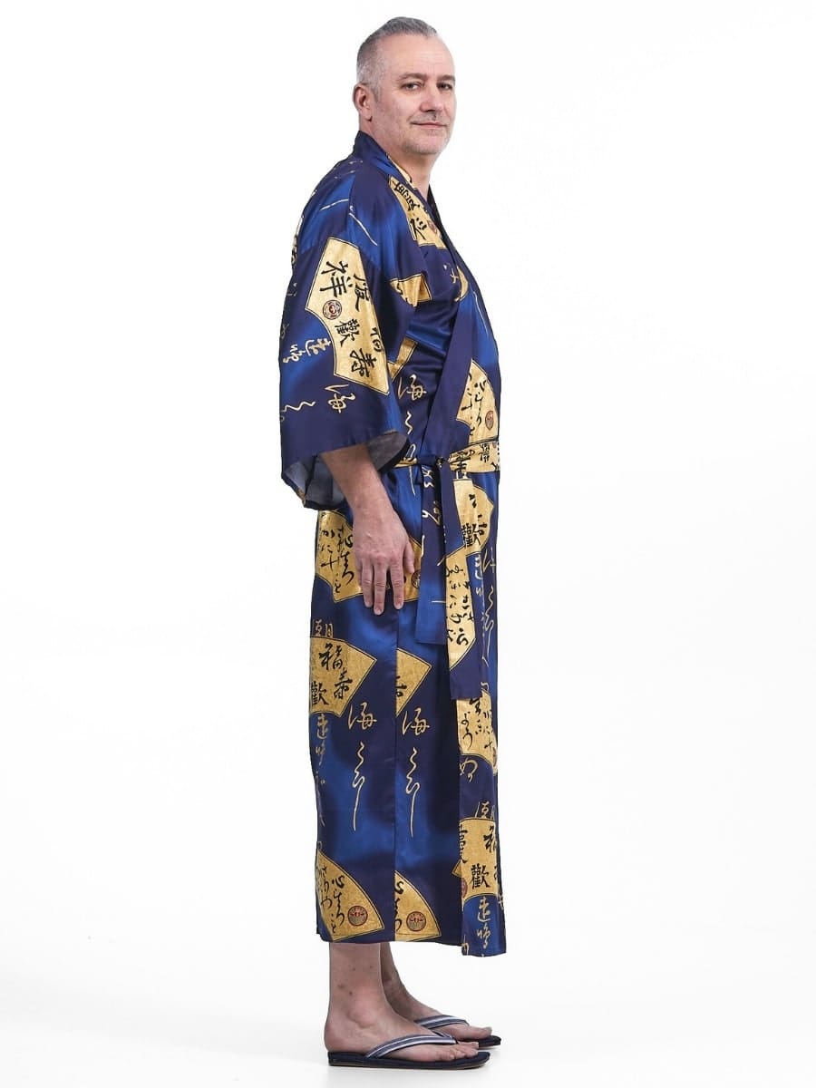 Japońskie kimono męskie Sensu Gold Uniwersalny rozmiar