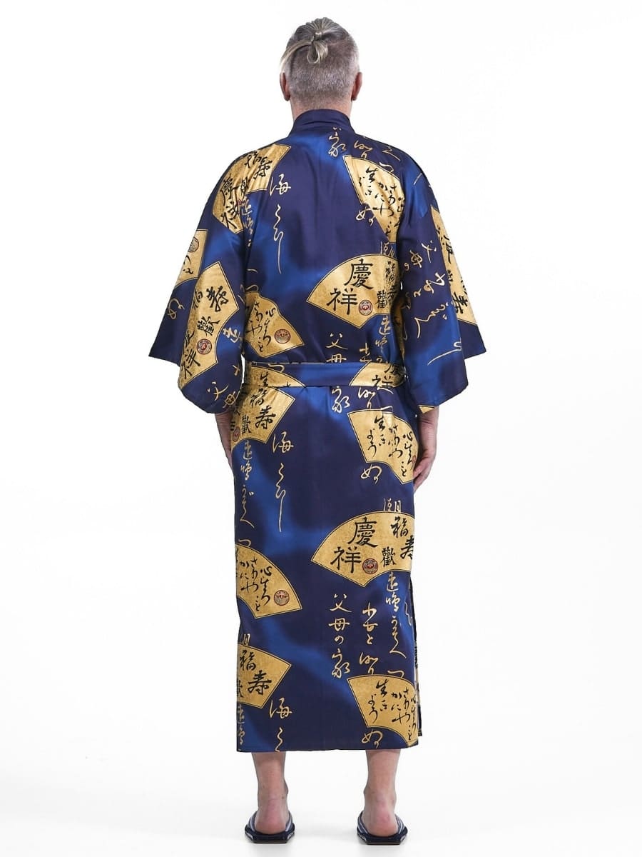 Japońskie kimono męskie Sensu Gold Uniwersalny rozmiar