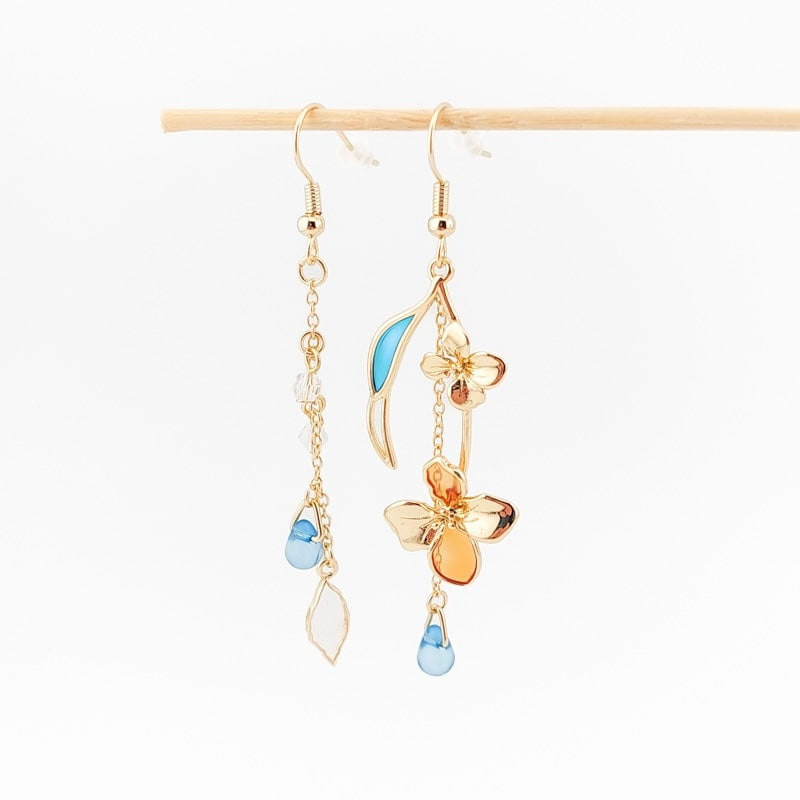 Japońskie kolczyki Nanohana