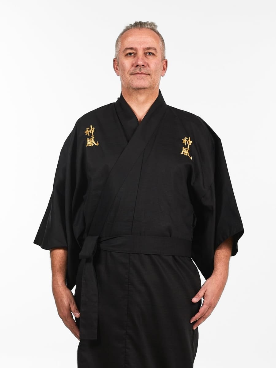 Japońskie męskie kimono Kamikaze Uniwersalny rozmiar