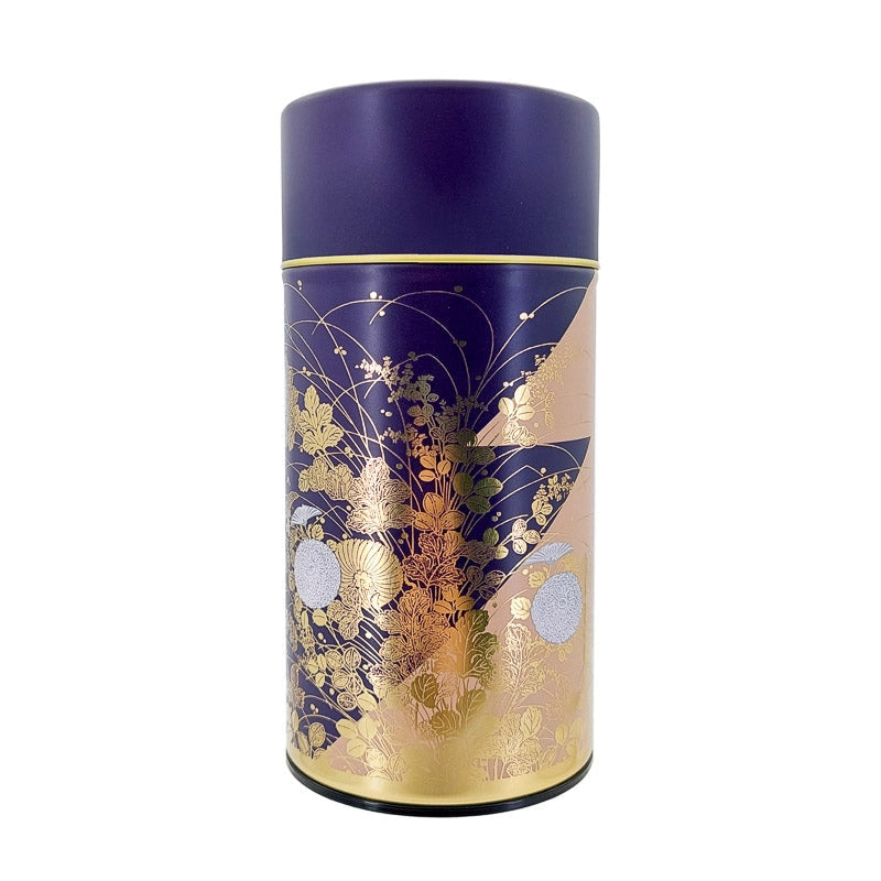 Japońskie metalowe pudełko na herbatę