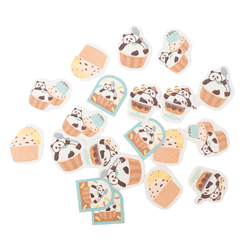 Japońskie Naklejki Washi - Panda