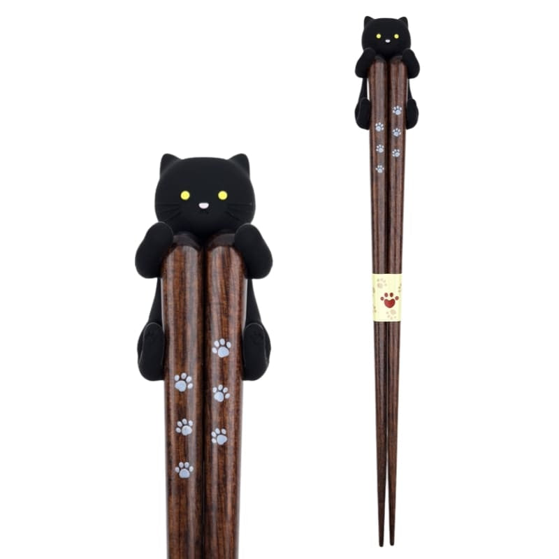 Japońskie pałeczki Kawaii Black Cat