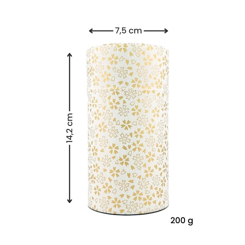 Japońskie pudełko na herbatę Sakura Gold