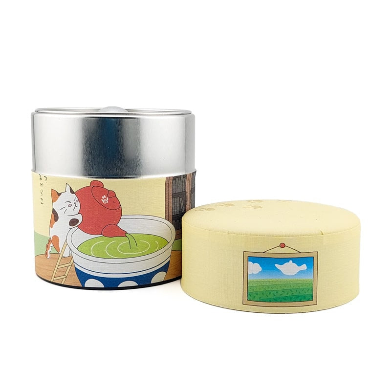 Japońskie pudełko na herbatę Tea Cat