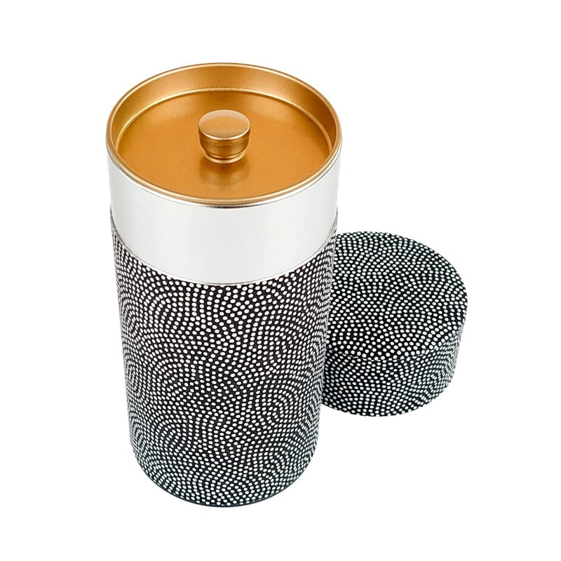 Japońskie pudełko na herbatę Washi Same Komon