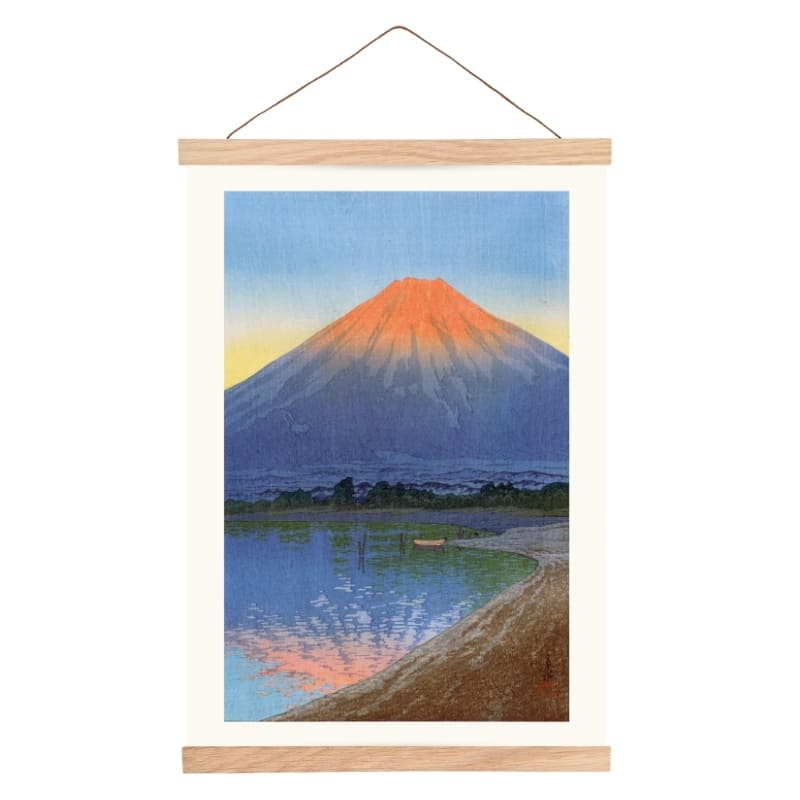 Jezioro Yamanaka - japoński plakat A3