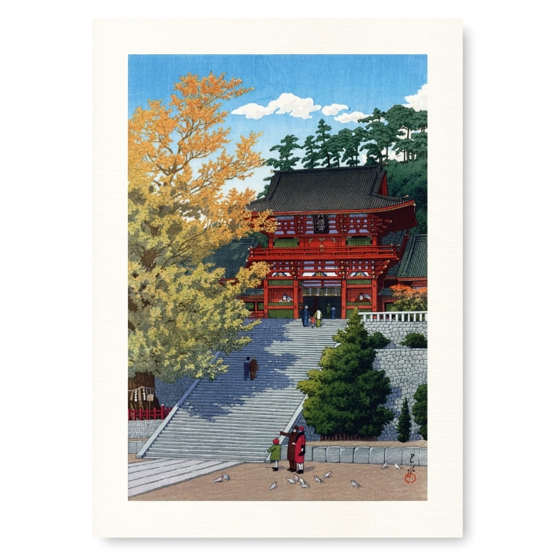 Kamakura Sanctuary - japoński plakat A3