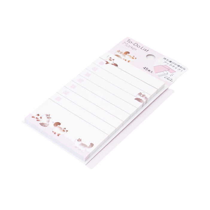 Karteczki Samoprzylepne To-Do - Kawaii Kot