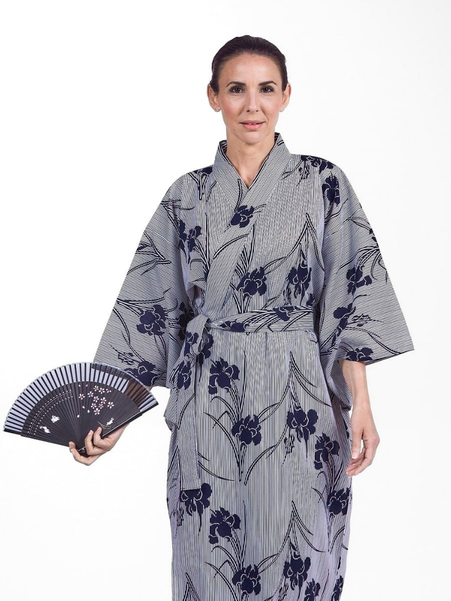 Kimono damskie Yukata Iris