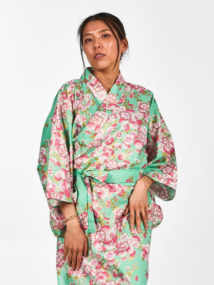 Kimono damskie Yukata Kwiat Sakura