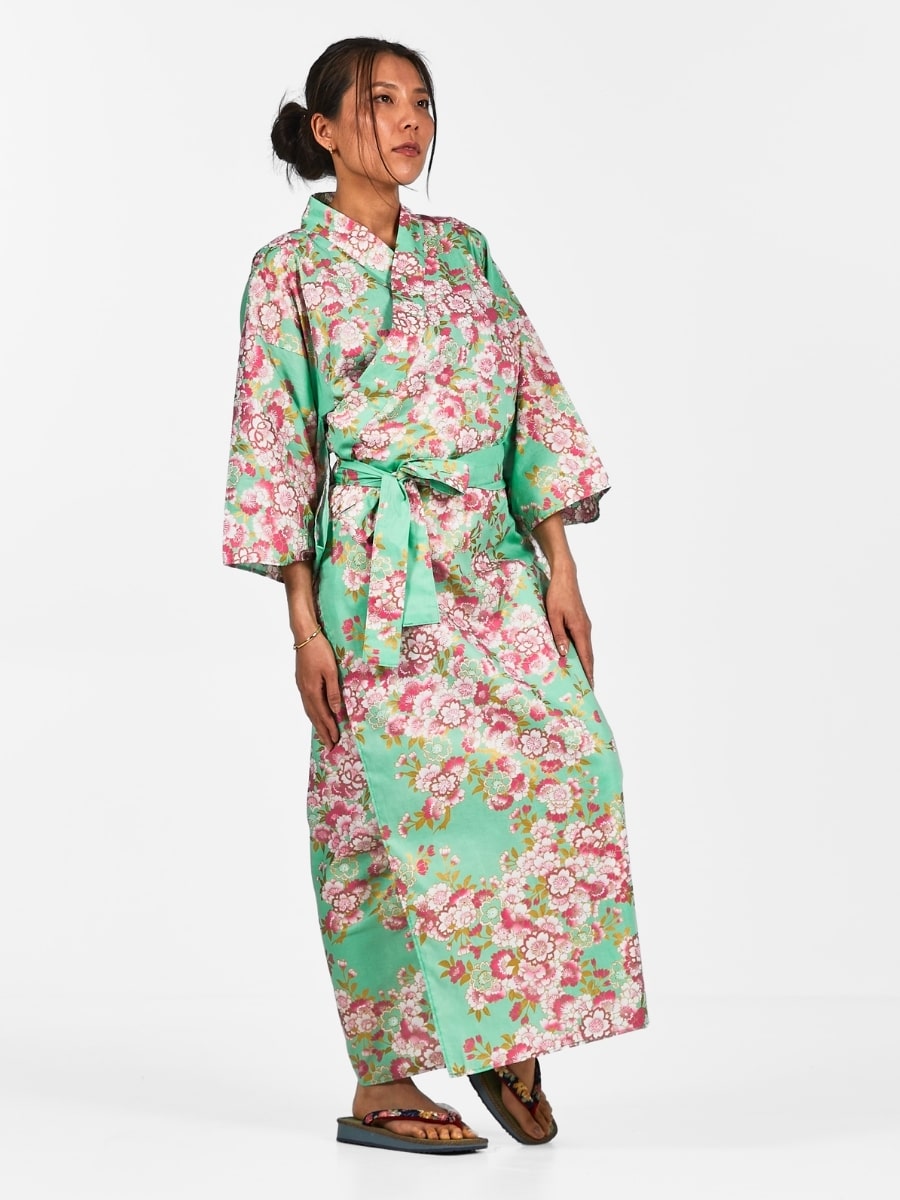 Kimono damskie Yukata Kwiat Sakura S