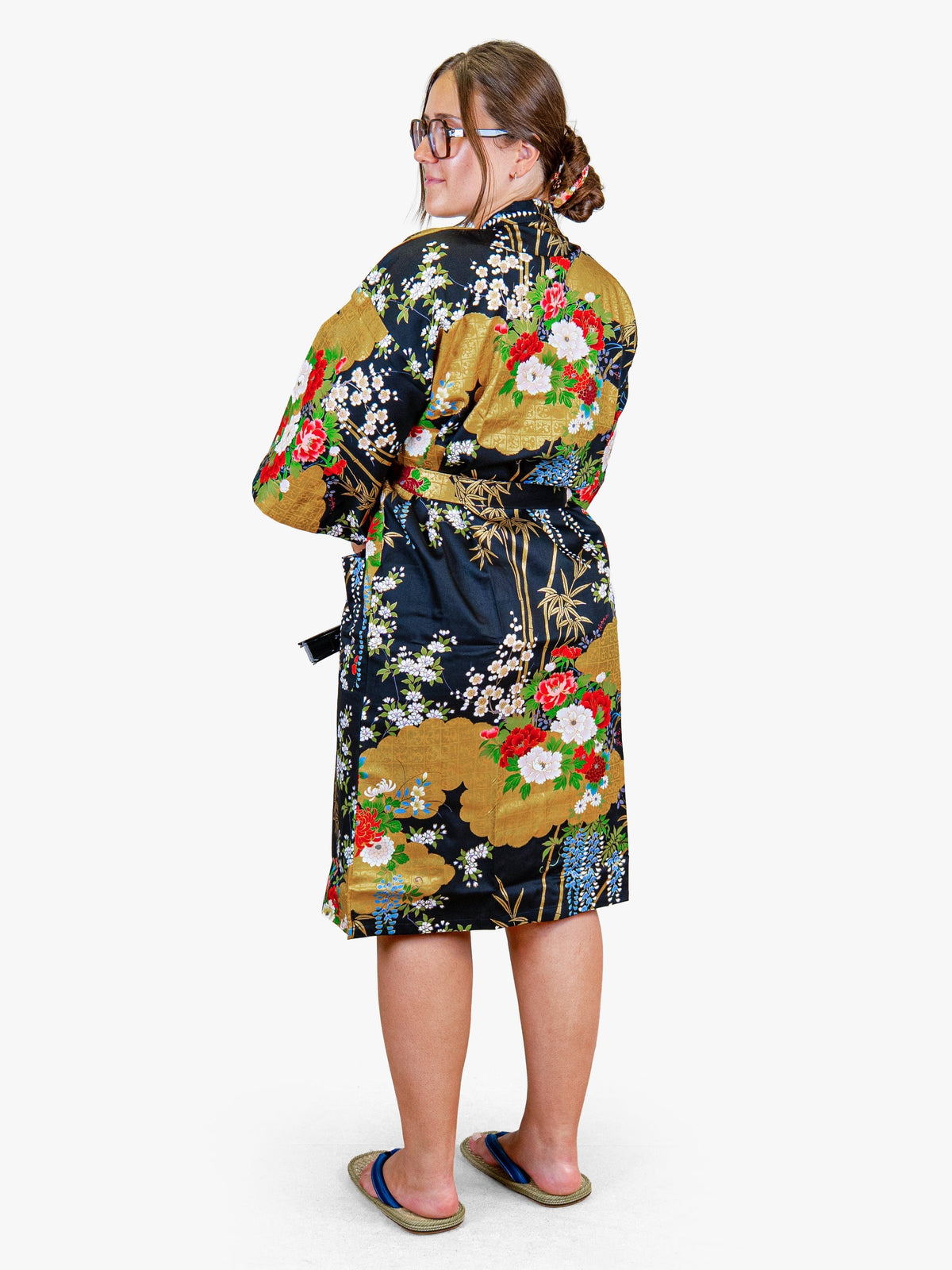 Kimono Happi Damskie – Złota Botan