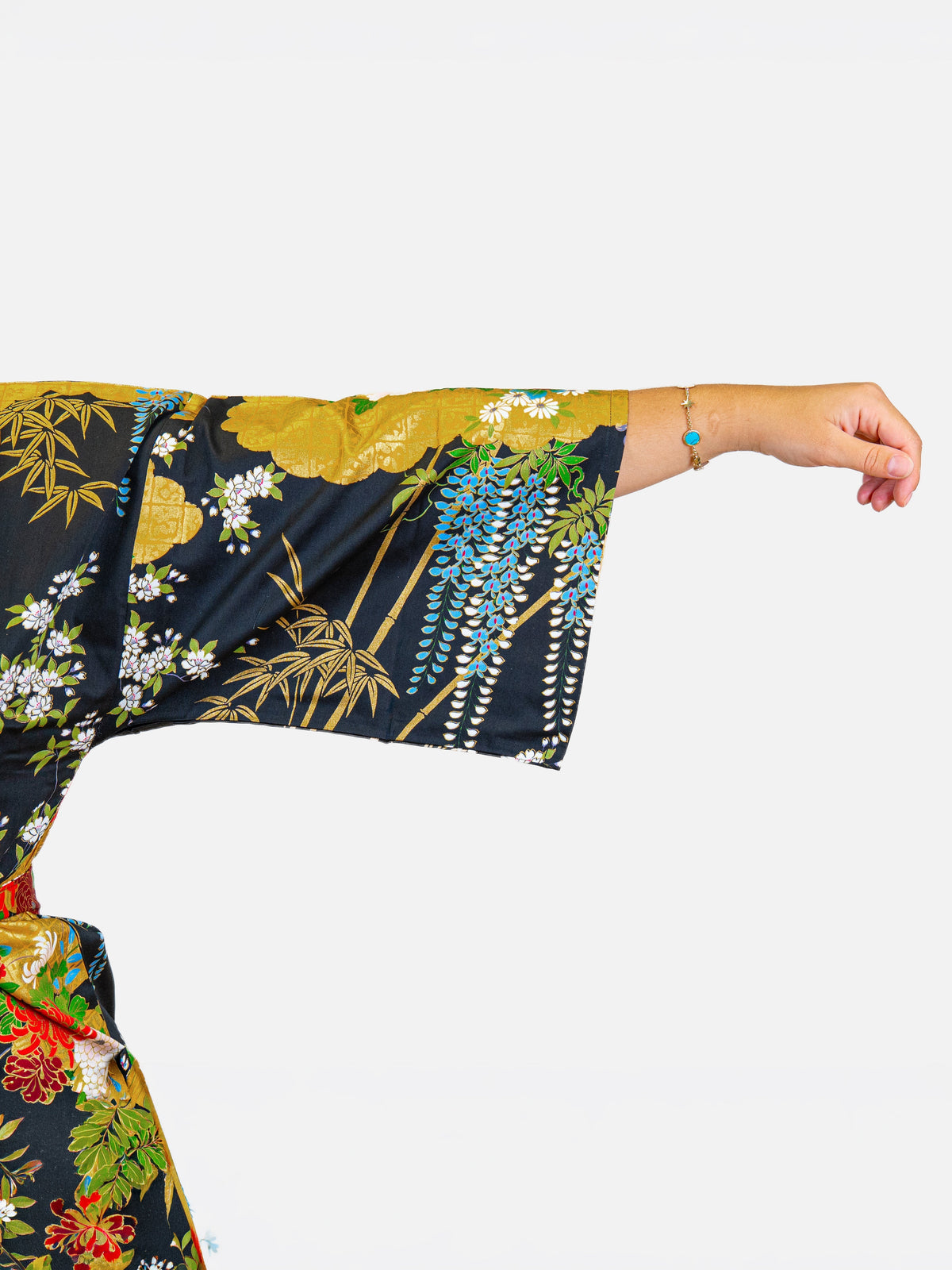Kimono Happi Damskie – Złota Botan