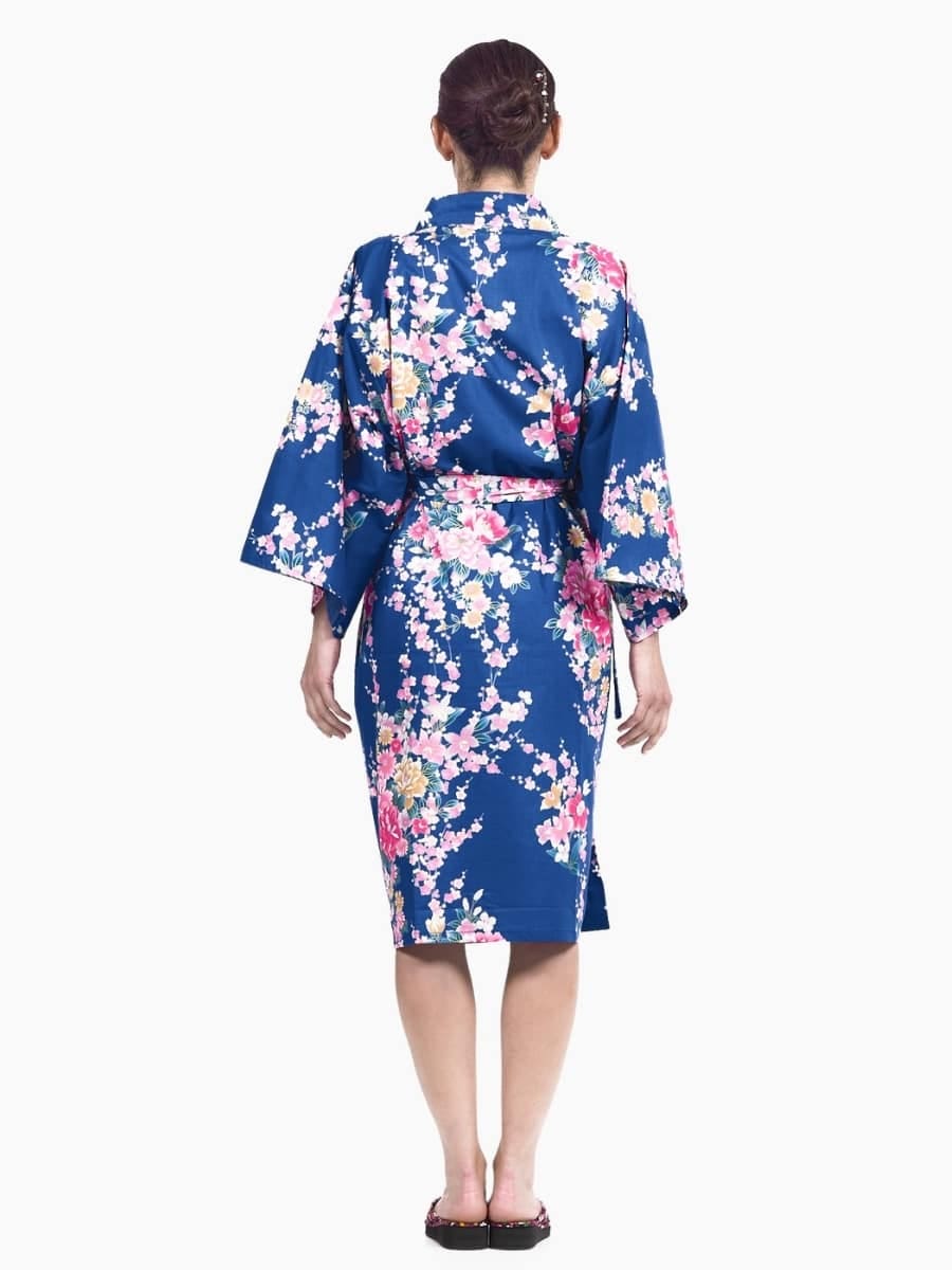 Kimono Happi Woman Botan to Uchōran Uniwersalny rozmiar