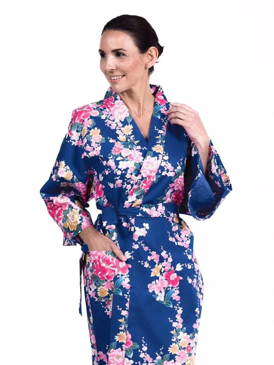 Kimono Happi Woman Botan to Uchōran Uniwersalny rozmiar