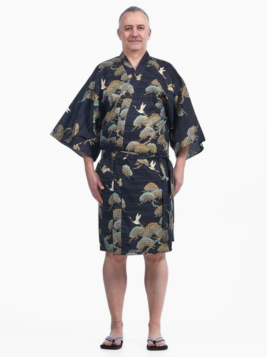 Kimono męskie Crane & Pine marki Happi Uniwersalny rozmiar