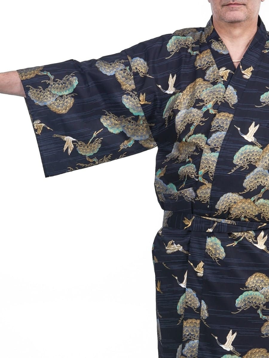 Kimono męskie Crane & Pine marki Happi Uniwersalny rozmiar