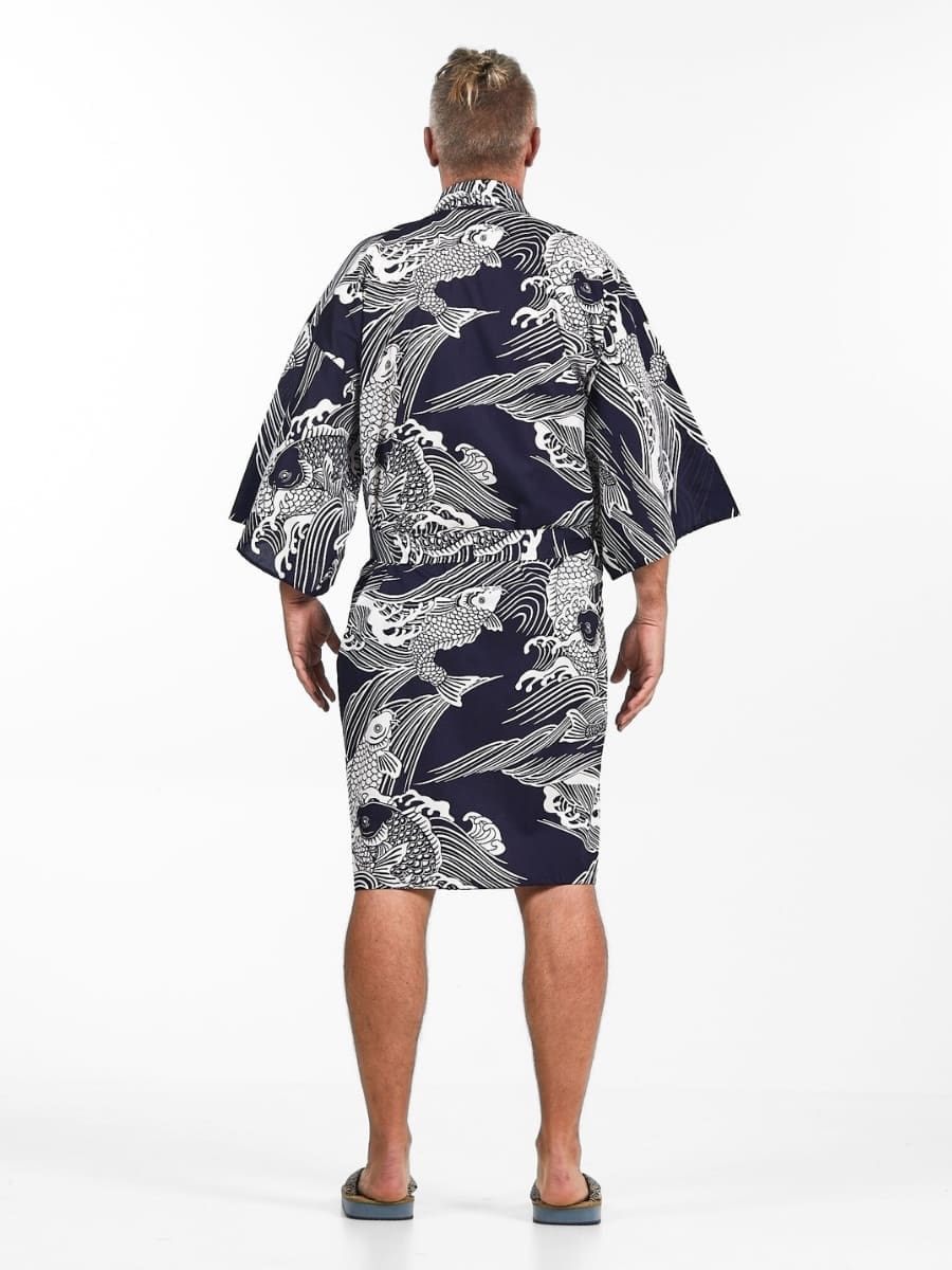 Kimono męskie Happi Carp Koi Uniwersalny rozmiar