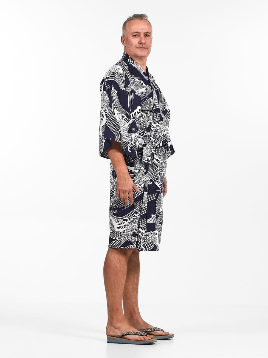 Kimono męskie Happi Carp Koi Uniwersalny rozmiar