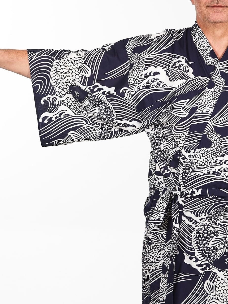 Kimono męskie Happi Carp Koi Uniwersalny rozmiar