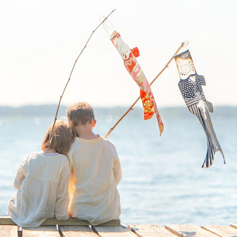 Kimono w kwiaty Koinobori 70 cm