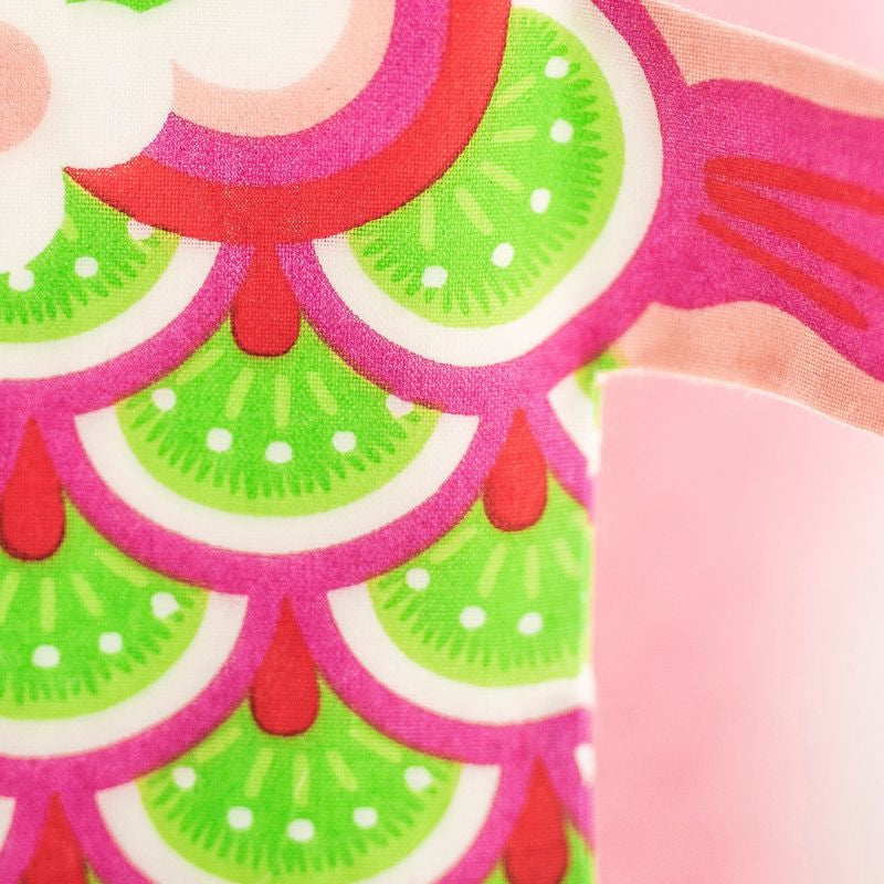 Koinobori Green & Pink Mini 45 cm