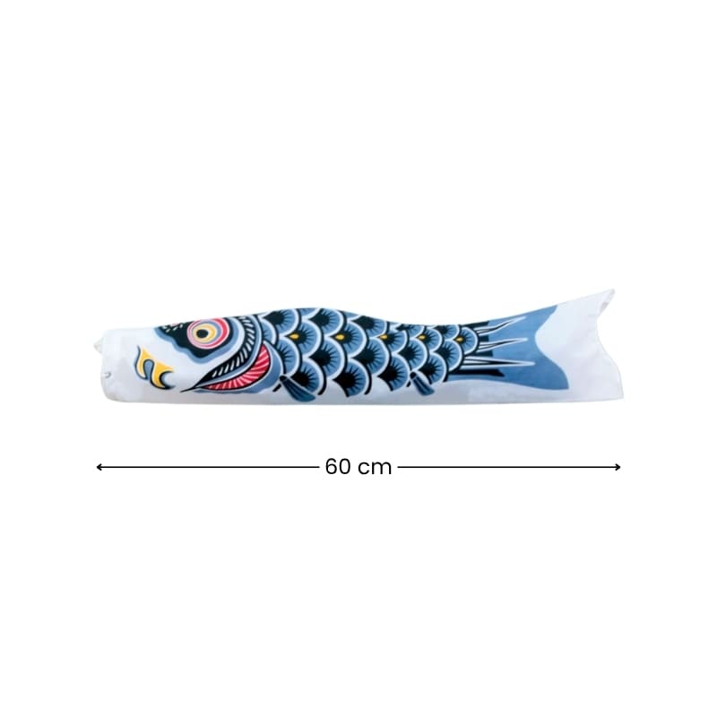 Koinobori japoński tradycyjny czarny 60 cm