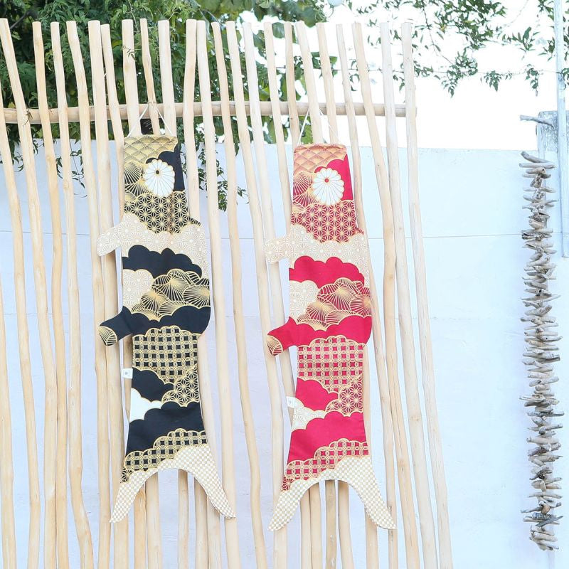 Koinobori Patchwork Red 100 cm