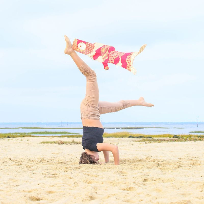 Koinobori Patchwork Red 100 cm