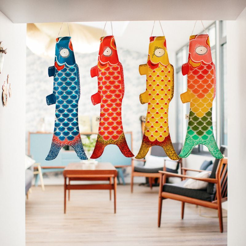 Koinobori Traditional Orange 70 cm