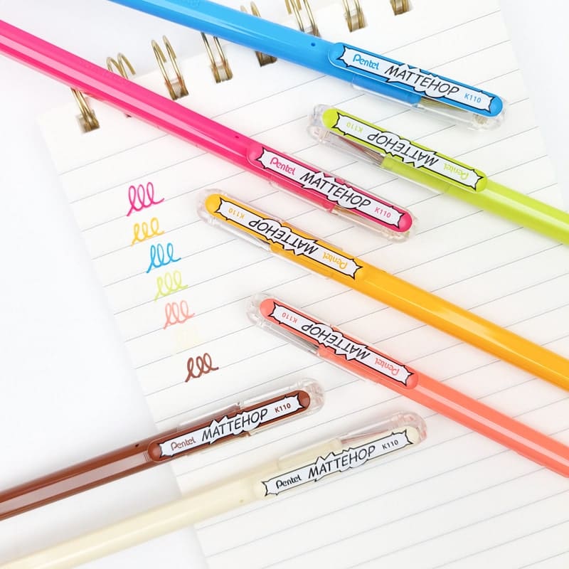 Kolorowe długopisy Pentel Mattehop Sweet Set