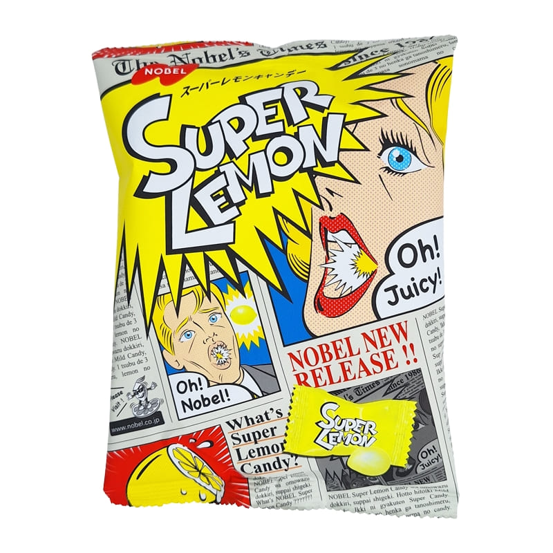Kwaśne Cukierki Cytrynowe Super Lemon Nobel