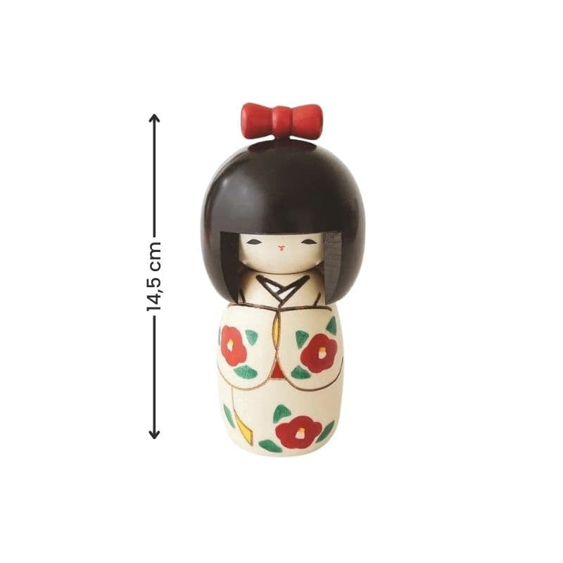 Lalka Camellia Kokeshi