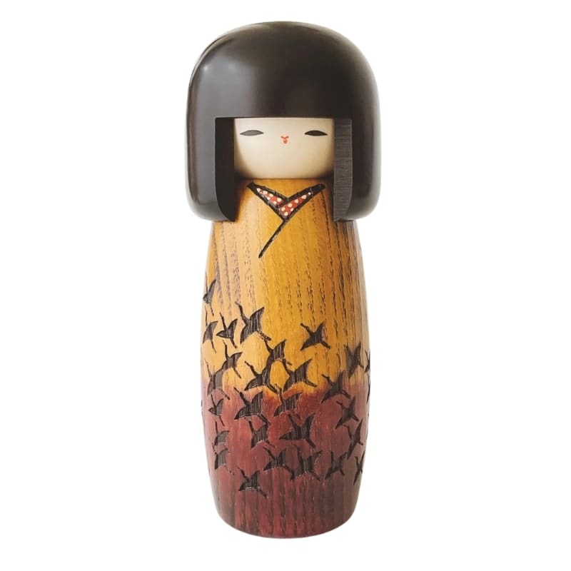 Lalka Tsuru no Mai Kokeshi