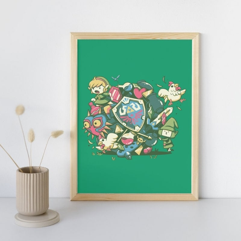 Legendarny epicki japoński plakat A3