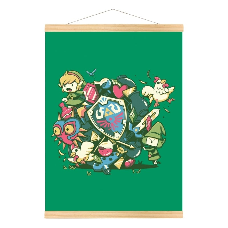 Legendarny epicki japoński plakat A3