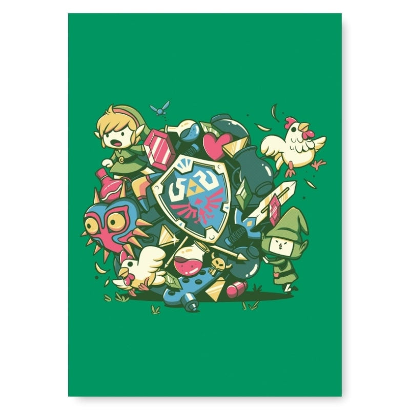 Legendarny epicki japoński plakat A3