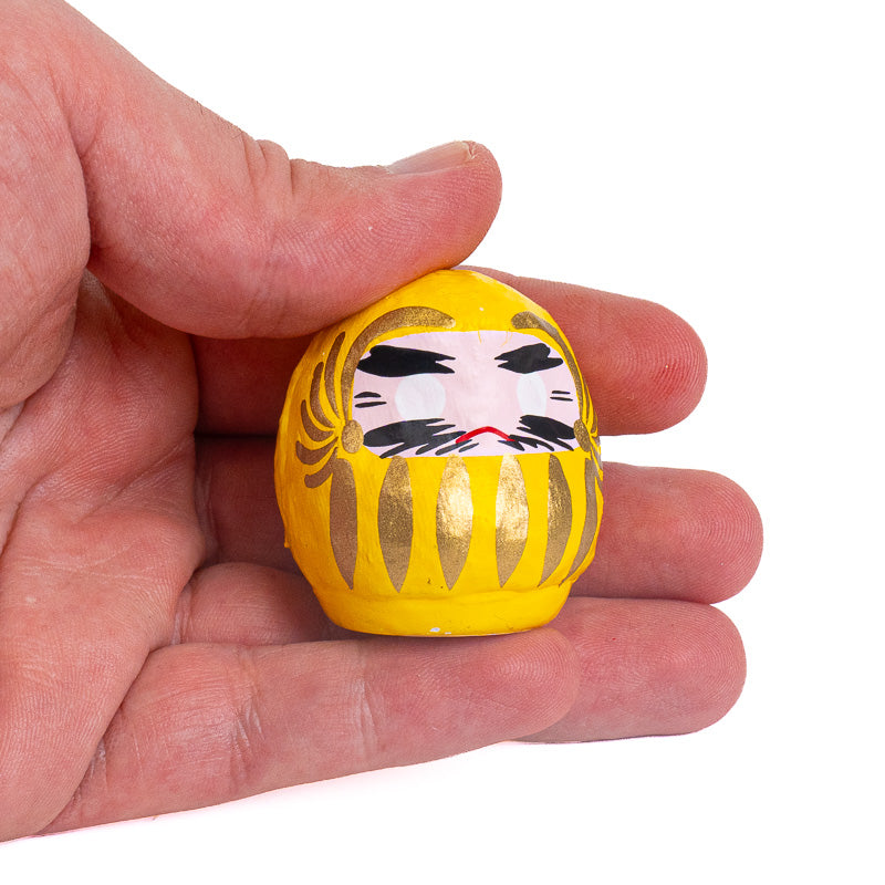 Mały Japoński Daruma 4 cm - Różne Kolory