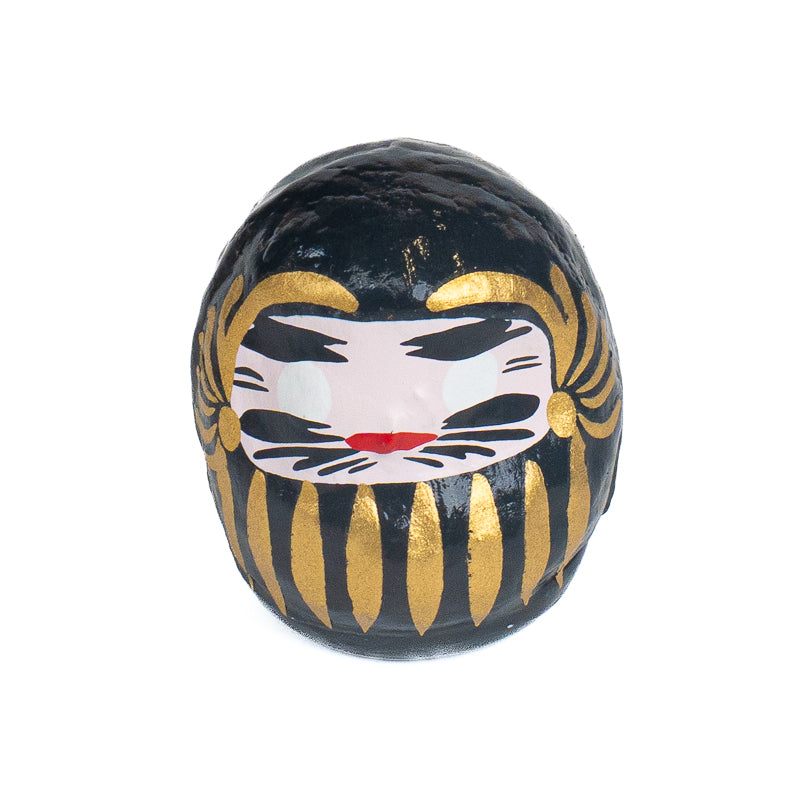 Mały Japoński Daruma 4 cm - Różne Kolory Czarny