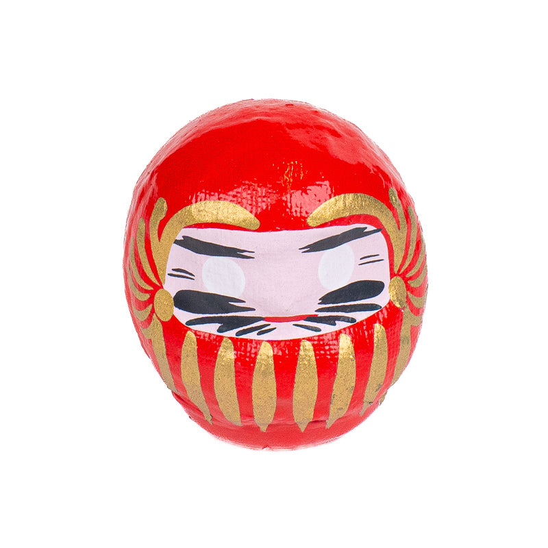 Mały Japoński Daruma 4 cm - Różne Kolory Czerwony