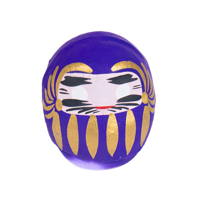 Mały Japoński Daruma 4 cm - Różne Kolory Fioletowy