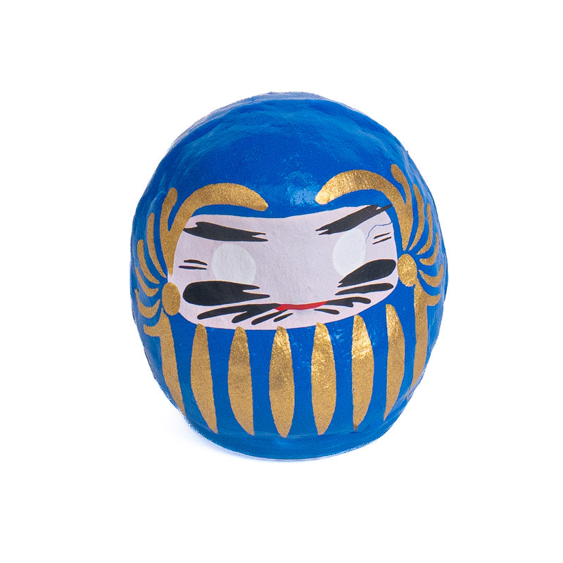 Mały Japoński Daruma 4 cm - Różne Kolory Niebieski