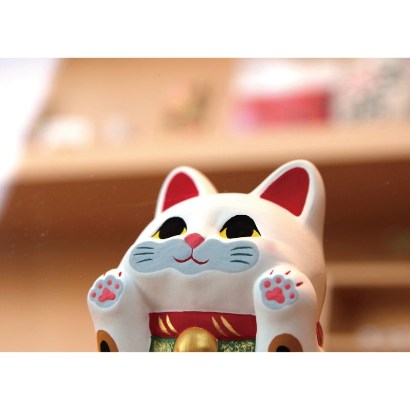 Maneki Neko Kawaii White