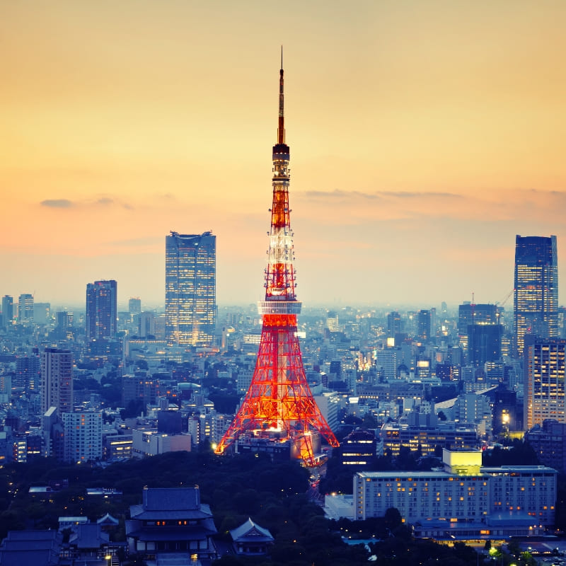 Japoński miniaturowy model - Tokyo Tower