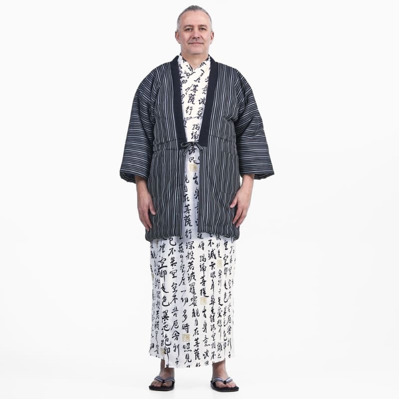 Męska japońska kurtka Hanten