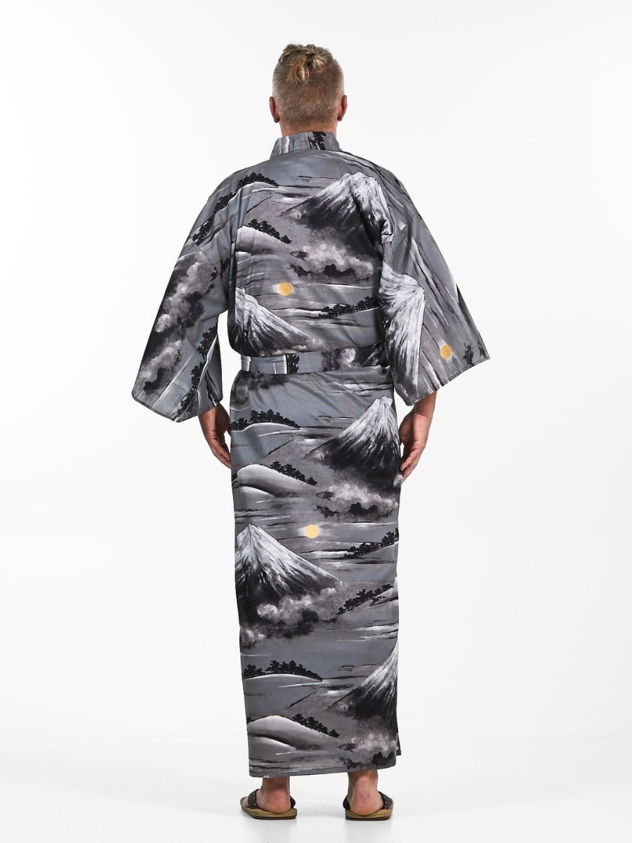 Męska Yukata Kimono Mount Męska Yukata Kimono - Góra Fuji