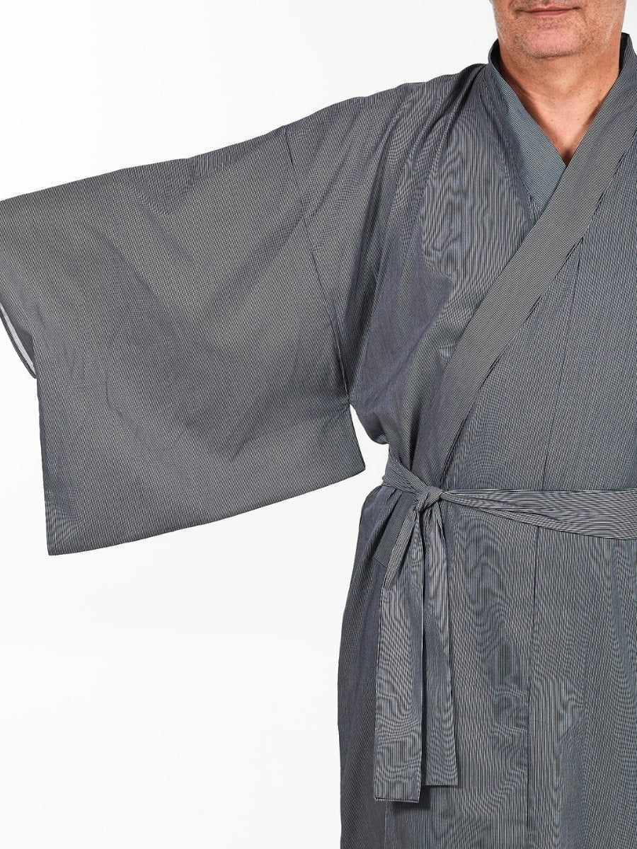 Męskia Yukata Kimono w Paski