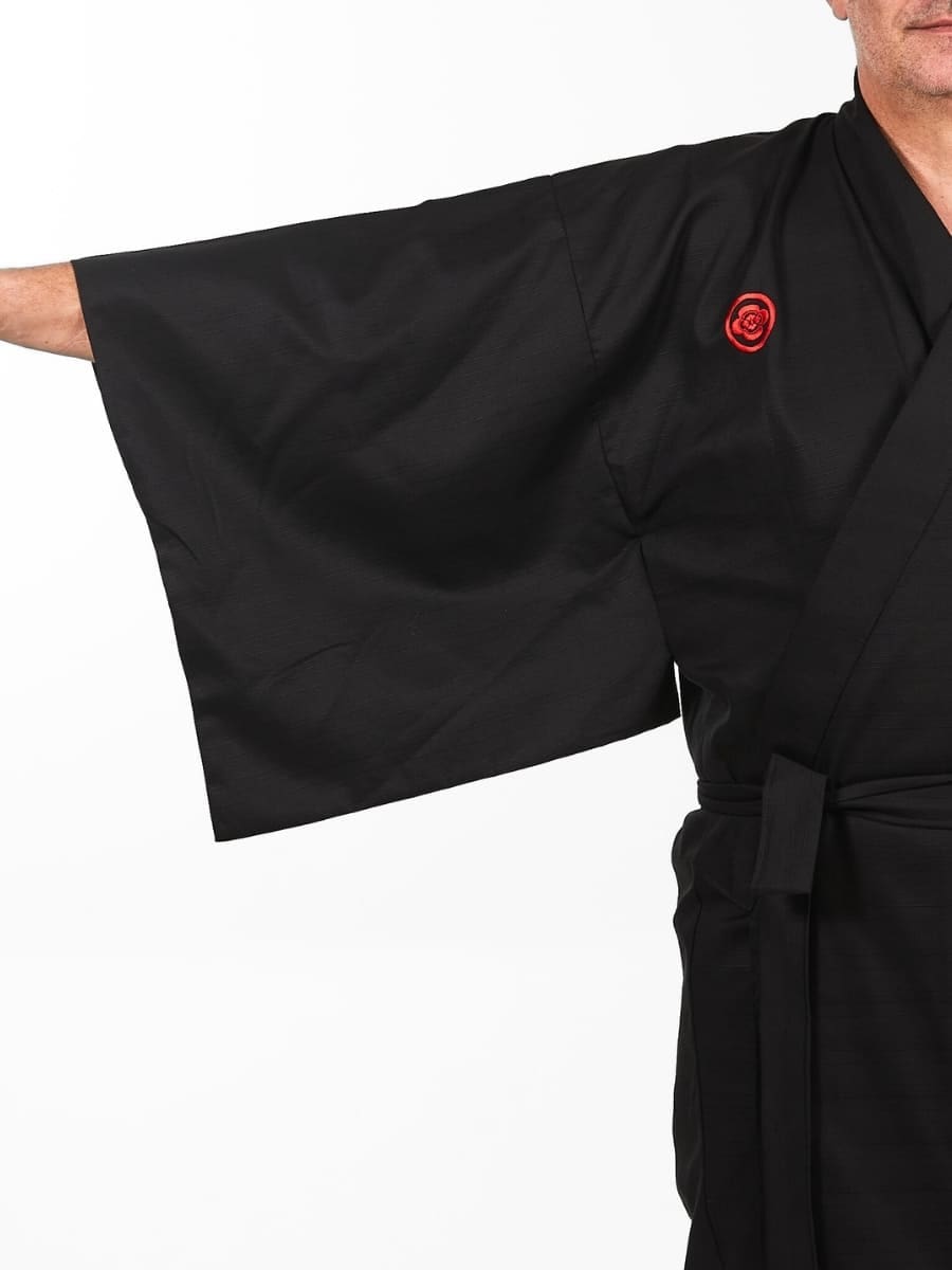 Męskie Japońskie Kimono z motywem Samuraja Uniwersalny rozmiar