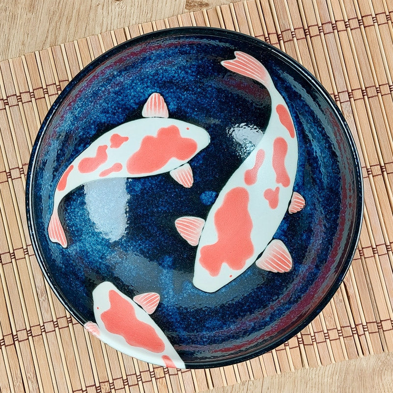 Miska do donburi z karpia koi